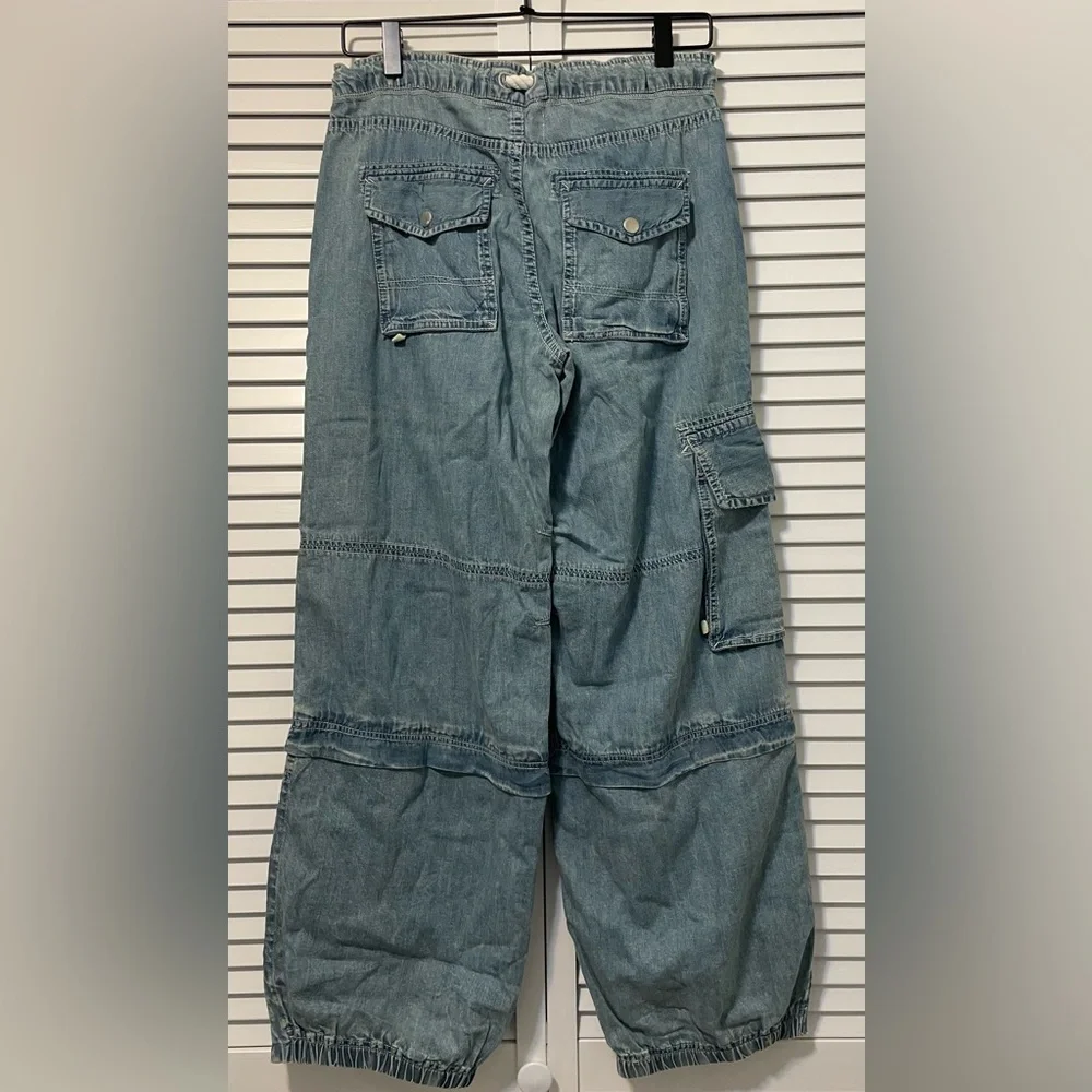 We The Free Blue Boyfriend Jeans - Picture 3 of 3
